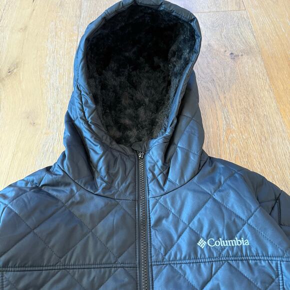 Columbia Black Coat – Fleece-Lined – Size XL - Picture 2 of 5